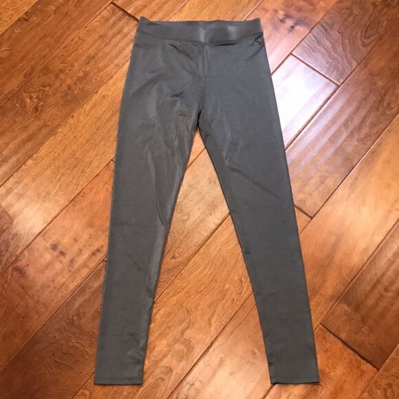 Victoria’s Secret Pink Metallic Gray, Dark Silver Traditional Leggings size S - Picture 1 of 8